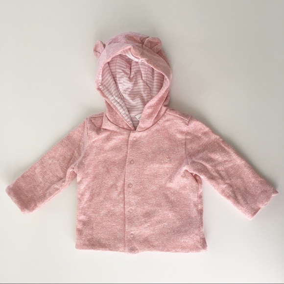 Baby Gap Girls First Favorites Lot 3-6 Months PJ and Pink Bear Hoodie 3-6 Months - Picture 3 of 7